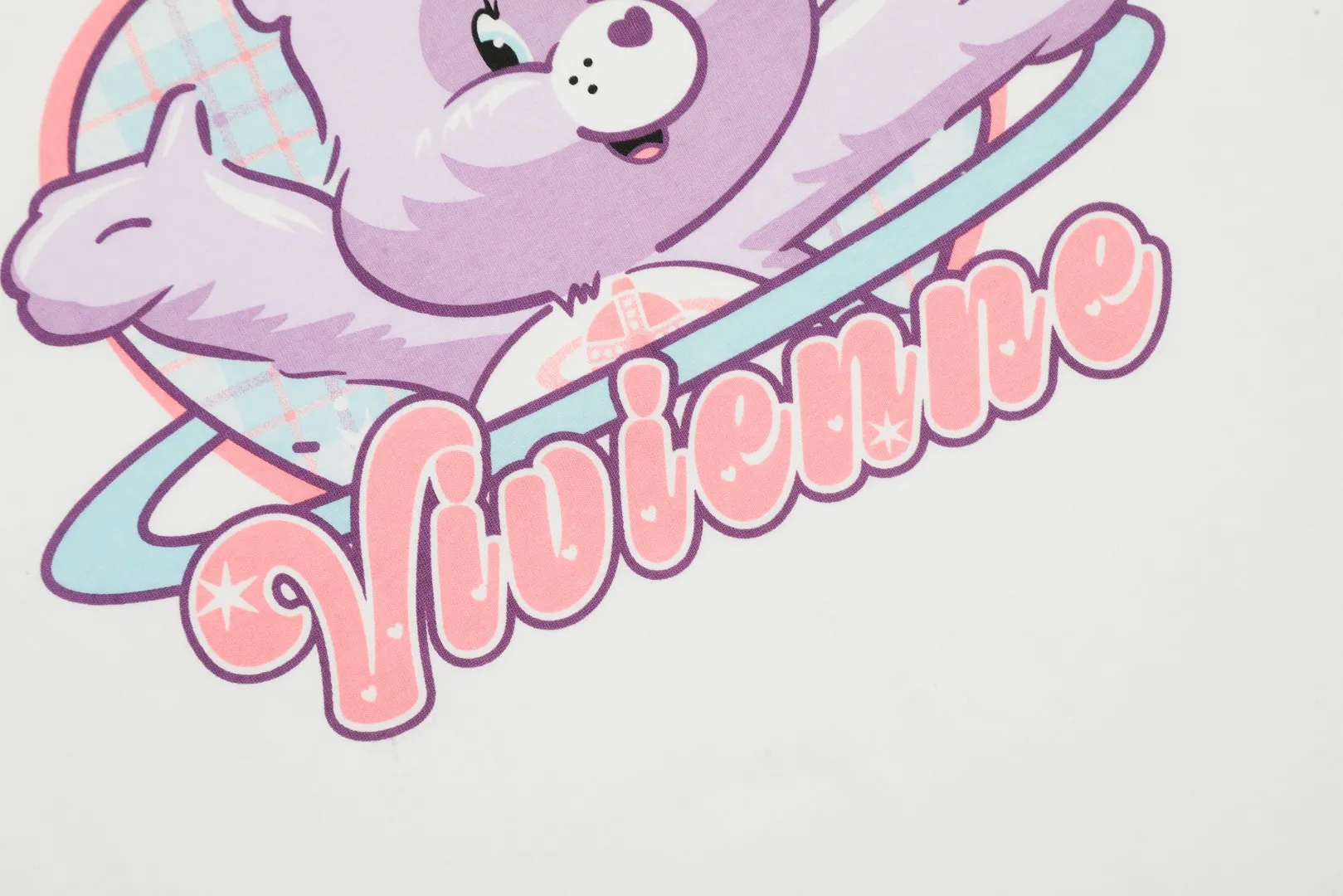 vivienne west wood Vivienne Bear Cartoon Long Sleeves Simple and fashionable, very practical for wearing inside and outside Size: S M L Uniform color